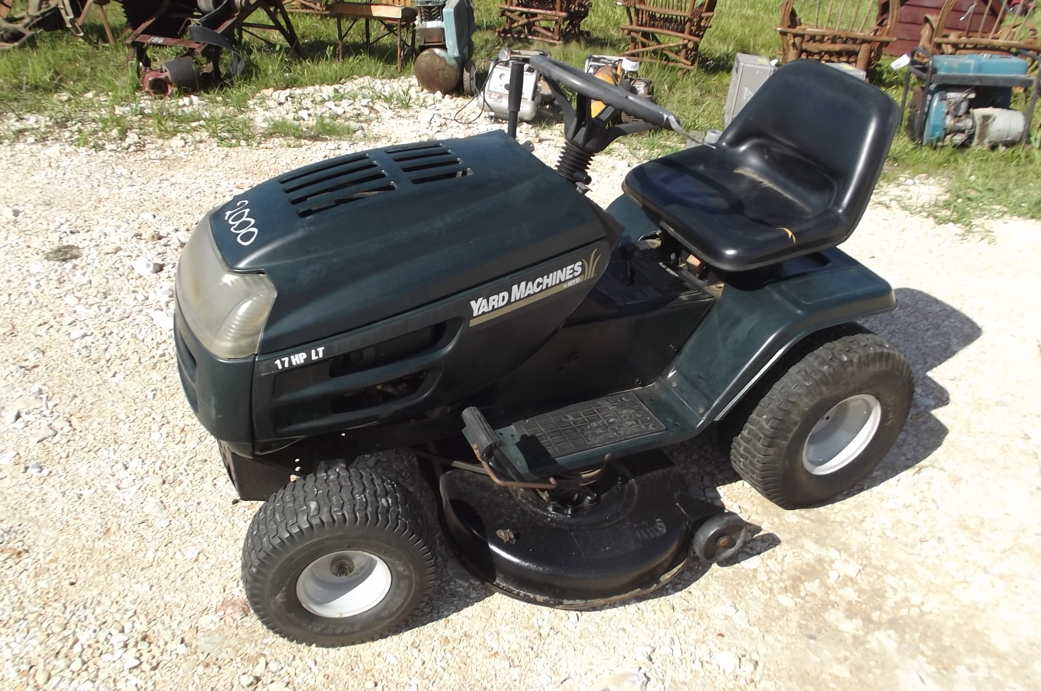 mtd yard machines 42 riding mower ÿ16 5 ohv high performance i c