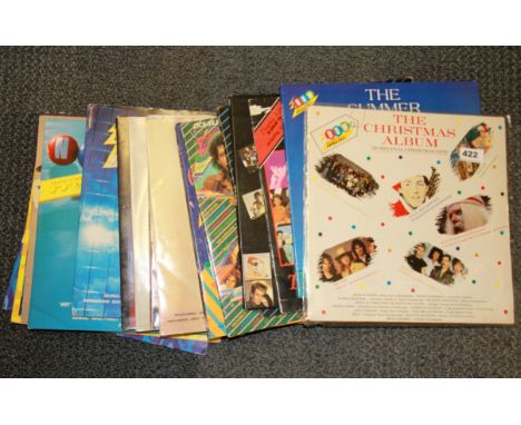 A quantity of vintage NOW compilation records.