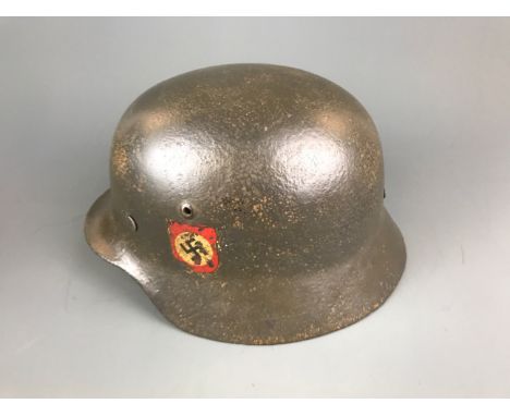 A 1939 Nazi SS helmet.