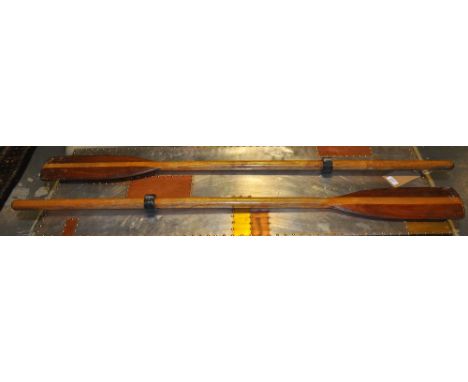 A vintage pair of oars