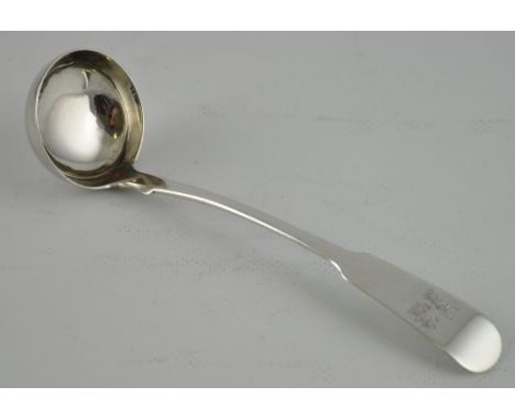 A William IV Scottish silver sauce ladle Glasgow 1830 by Peter Aitken I