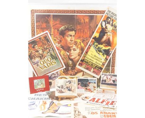 ROMANCE: A group of film memorabilia items for a selection of romantic film titles comprising: QUO VADIS (1951) French Grande