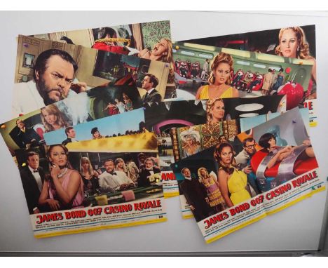 JAMES BOND: CASINO ROYALE (1967) - A complete set of ten Italian photobustas. The Charles K. Feldman spoof had a number of ac