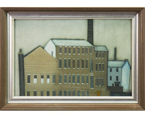 * WILLIE RODGER RSA RGI (SCOTTISH b.1930),
THE MILL,
oil on board, signed
31cm x 46cm
Framed
Note: Titled on label verso.
Not