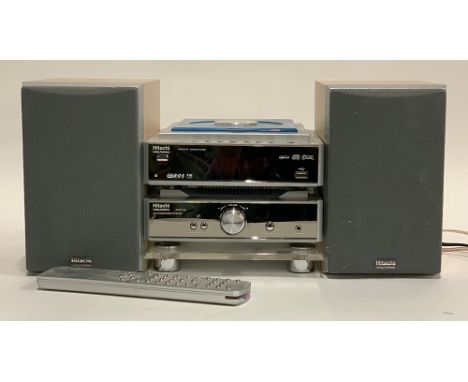 A Hitachi AX-131U CD amp and speakers 