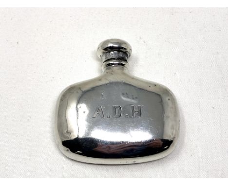 A small silver bottle/flask, Birmingham marks  CONDITION REPORT: 32g 