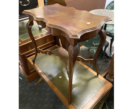 VINTAGE FRENCH STYLE MAHOGANY OCCASIONAL TABLE