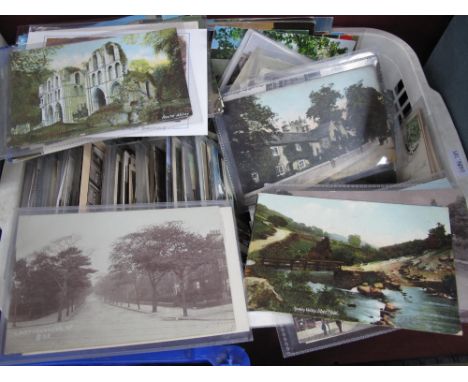 Postcards - South Yorkshire, Sheffield, Barnsley, Dam Flask, Rivlin, Wentworth Castle, Monsal Dale, etc, large quantity, earl