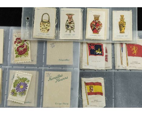 Silks, Mixture, a small collection of part sets including BDV Flags (9), and City Arms (3) together with Kenisita Flowers (2 