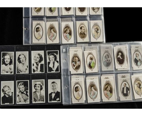 Cigarette Cards, Film, Phillips part set of Stars of the Screen (52/54 no 13 and 54 missing also includes many additional dup