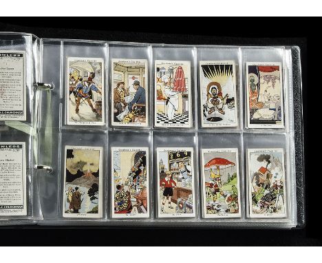 Cigarette Cards, Churchman's complete sets to include Well Known Ties, Kings of Speed and Howlers, also included part sets Wo