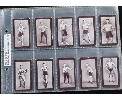 Cigarette Cards, Boxing, Wills's Scissor Issue British Army Boxers (gen gd, corner bends)(1)