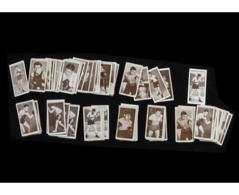 Cigarette Cards,  Churchman's Boxing Personalities, a collection of approx. 220 cards (many duplicates, gen gd, no sets)
