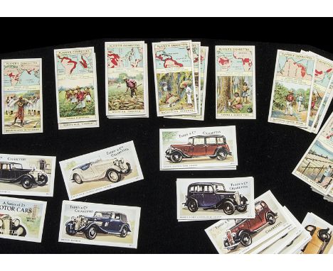 Cigarette Cards,  Mixture, to include Players, Cricket Caricatures RIP, Cricketers 1934, Football Caricatures RIP, Motor Cars