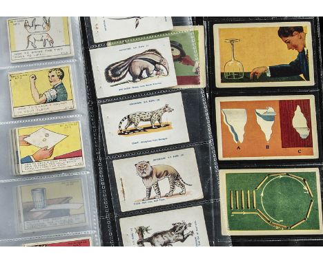 Trade Cards, related to Magic several part sets to include Lyons Cocoa Tricks and Puzzles (K size, 38/100), Slade & Bullock S