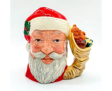 Style Three. Red, white and light brown coloration.The Santa Claus jug was introduced in 1981 and was the first to undergo an