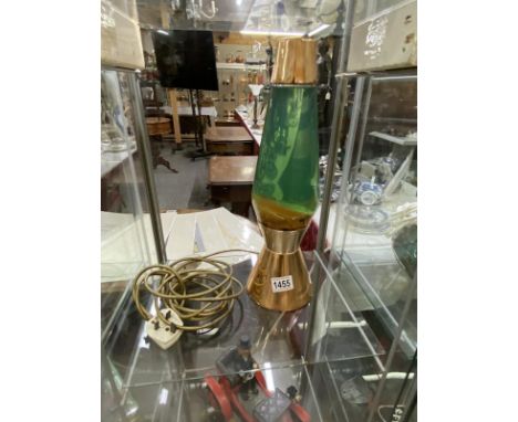 An original lava lamp in working condition.