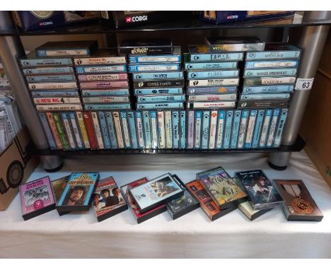 Aproximately 80 vintage cassette tapes including The Beatles, Rolling Stones, Dr Hook, ELO, Fleetwood Mac, Dionne Warwick The