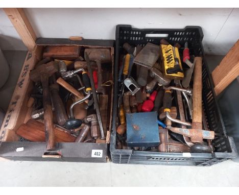 2 large boxes of general old tools. Collect Only.
