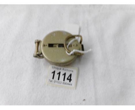 A mid 20th century Lensatic liquid filled compass, made in Japan.