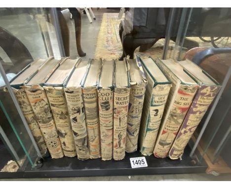 11 Arthur Ransome Swallows and amazon. Related books with dust jacket, including first edition of The Big Six and The Picts a