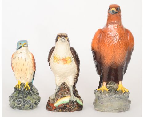 A Beswick Golden Eagle decanter modelled by J.G Tongue for Beneagles Scotch Whisky, height 27cm together with a Royal Doulton