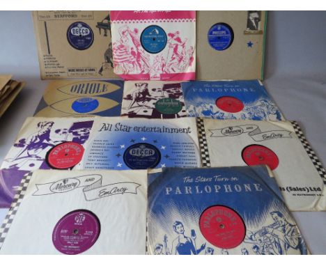 A COLLECTION OF VINTAGE 78 RPM RECORDS, to include a selection from the sound track of Snow White &amp; The 7 Dwarves, variou