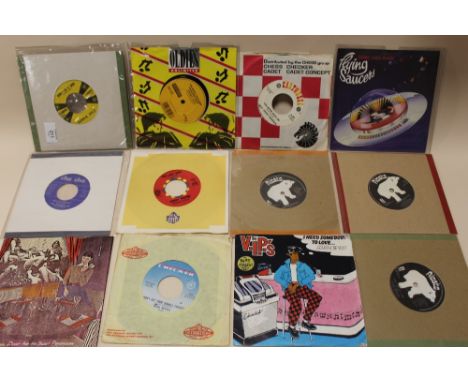 A COLLECTION OF ASSORTED 45 RPM 7" SINGLE RECORDS ETC., to include Duane Eddy, Flying Saucers, Billy 'Crash' Craddock, Johnni
