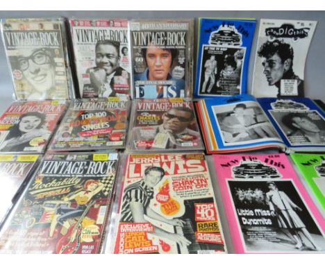 A COLLECTION OF VINTAGE ROCK AND NOW DIG THIS MAGAZINES, approx 36 Vintage Rock magazines to include Rockabilly Special Editi