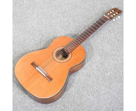 A Japanese B and M Virtuoso Yairi handmade acoustic guitar, no135, AD1969, 101cm long