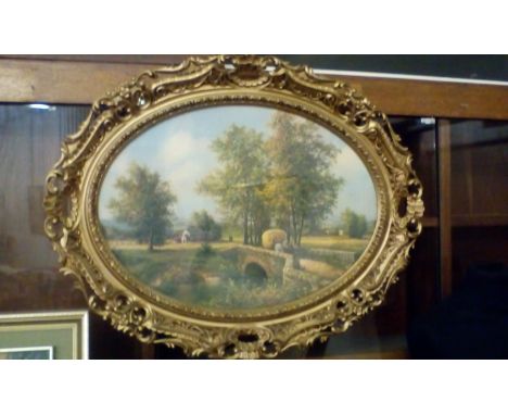 Large Gilt Framed Print