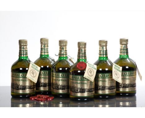 ROYAL CULROSS 8 YEAR OLD (6) Scotch Malt Whisky. 'Produced & bottled in Scotland from the finest distilled malt whiskies. A G