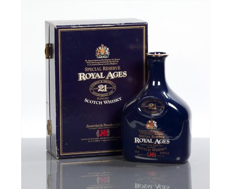 ROYAL AGES 21 YEAR OLD SPECIAL RESERVE Blended Scotch whisky bottled by J & B. 75cl, 43% volume, in presentation box.