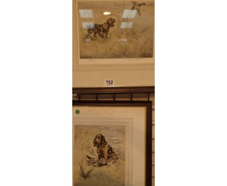 Two signed limited edition prints by Henry Wilkinson, 22 x 27 cm and 28 x 20 cm   CONDITION REPORT:  Prints and frames in goo