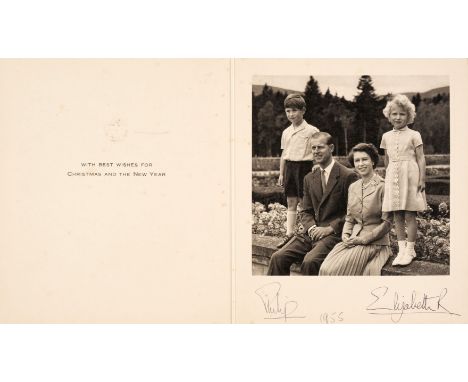 * Elizabeth II (1926-2022). Queen of the United Kingdom, 1952-2022 &amp; Prince Philip (1921-2021), Duke of Edinburgh, husban