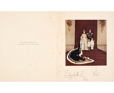 * Elizabeth II (1926-2022). Queen of the United Kingdom, 1952-2022 &amp; Prince Philip (1921-2021), Duke of Edinburgh, husban