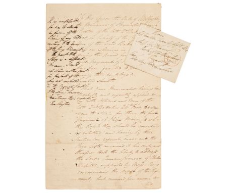 * Peninsular War. Autograph Note Signed, by the Duke of Wellington, 'Wellington', written in the margin of a letter addressed
