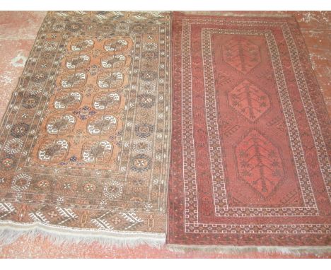 A Persian carpet, and another Persian rug £100-150