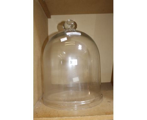 Glass lantern or garden cloche. 40cm.  Best Bid