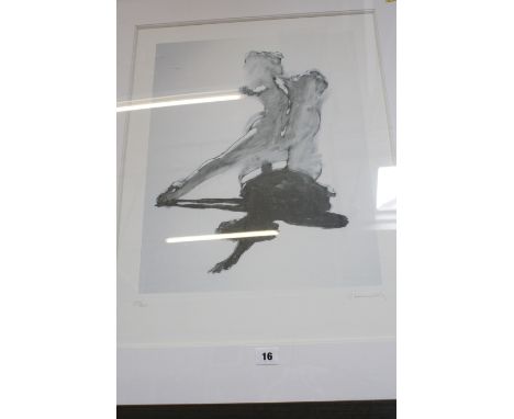 R. Heindel (1938-2005) Ballet dancers Limited edition monochrome print Numbered 292/500 Signed in pencil to the margin 46cm x