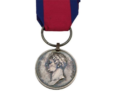 WATERLOO MEDAL TO GOTTFRIED ZEUS, 2nd LIGHT BATT. K.G.L. Original suspender, good, very little age wear.