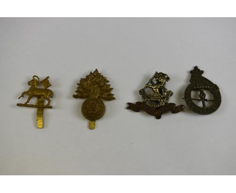 CAP BADGES. Good quality other ranks examples, Royal Horse Guards (QEC), 14th/20th Hussars,, Grenadier Guards, Royal Scots (a