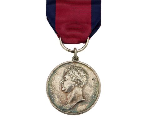 WATERLOO MEDAL TO WILLIAM ASTON, 16th or QUEEN'S LIGHT DRAG. Replaced soldered suspender, clip impression, general knocks and