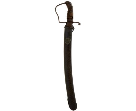 A RELIC 1796 PATTERN CAVALRY TROOPER'S SWORD, 49cm blade by WOOLLEY &amp; DEAKIN, Ordnance stamp, regulation steel stirrup hi