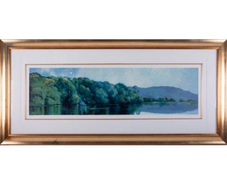 Robert Lenkiewicz (1941-2002) 'Warren Woods' limited edition print 51/375,  27cm x 99cm, framed and glazed, with certificate.