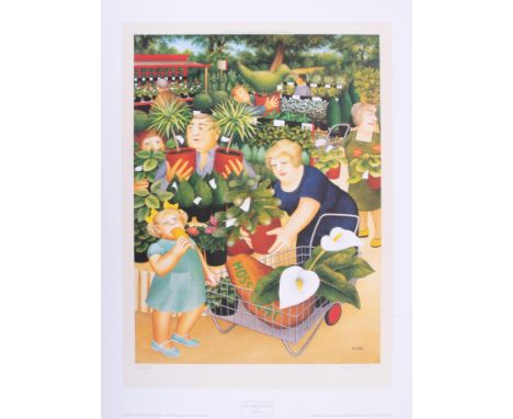 Beryl Cook (1926-2008) 'The Garden Centre' signed limited edition print 352/850, published by The Alexander Gallery Publicati
