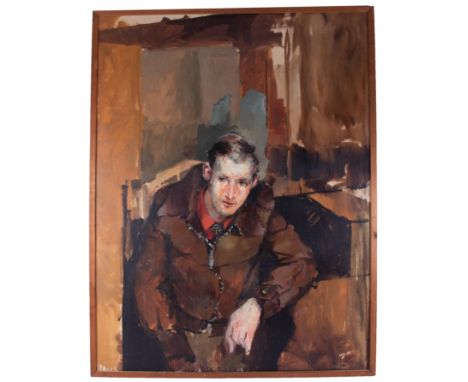 Robert Lenkiewicz, oil on canvas, Project 3, portrait of Michael, oil on canvas, provenance - acquired directly from the arti