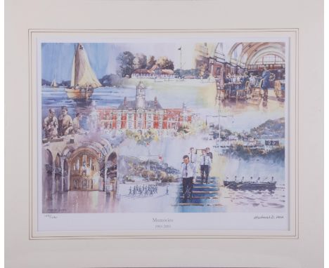 Michael Hill, signed edition print, 'Memories', number 105/450.