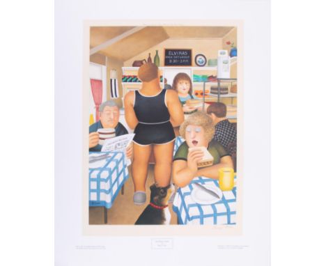 Beryl Cook (1926-2008) 'Elvira's Café' signed limited edition print 619/850, published by The Alexander Gallery Publications 