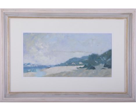 Terry McKivragan (1929 - 2012) 'Across to Salcombe', oil, signed, 35cm x 59cm, framed and glazed.Terry McKivragan was a membe